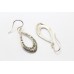 Handmade Dangle Earrings Women 925 Sterling Silver Marcasite Stones P